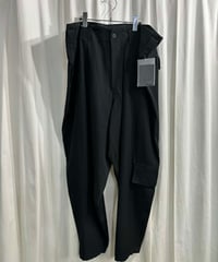 2025SS yohji yamamoto pour homme 左サイドポケットパンツ（HP-P12-100）