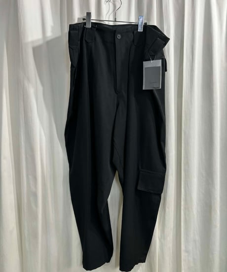 2025SS yohji yamamoto pour homme 左サイドポケットパンツ（HP-P12-100）