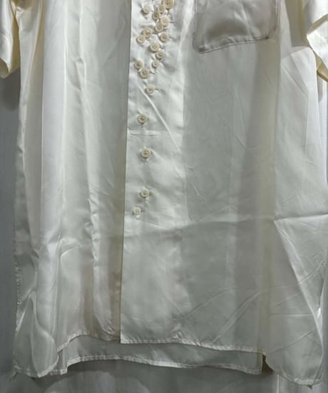 power of the WHITE shirt yohji yamamoto 多ボタン半袖シャツ（PL-B04-200）