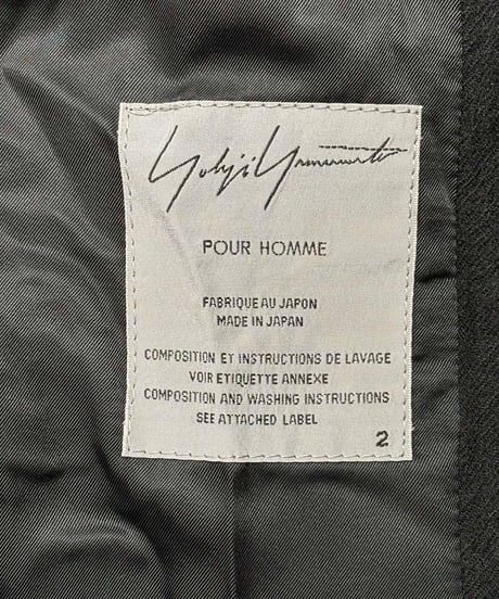 2010AW yohji yamamoto pour homme コート（HC-C14-129）