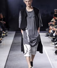 2025SS yohji yamamoto pour homme ヘンリー七分袖カットソー（HP-T92-547）