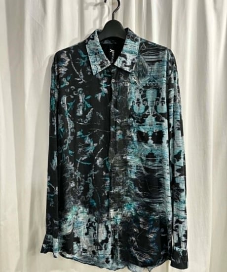 Ground Y yohji yamamoto レーヨンブラウス（GJ-B12-206）