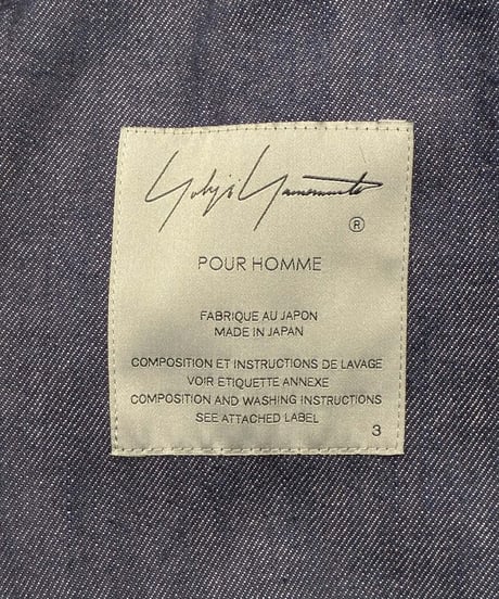 2021SS yohji yamamoto pour homme 釦あき絵プリントジャケット（HD-J14-814）