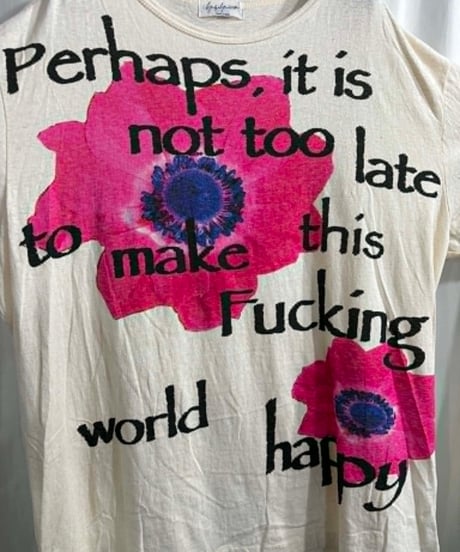 2016SS yohji yamamoto pour homme 半袖Tシャツ（HO-T83-971）