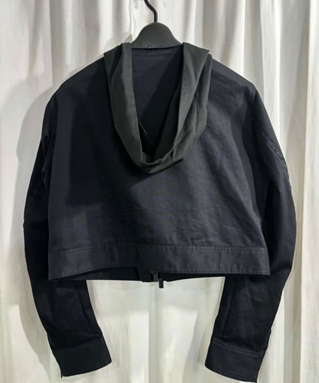yohji yamamoto collections ノーカラージップアップショートジャケット（FS-J64-006）