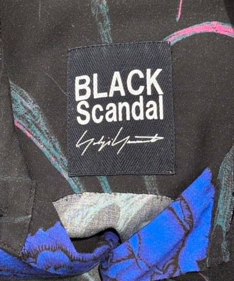 BLACK Scandal yohji yamamoto 2重襟ロングブラウス（HC-B97-228）