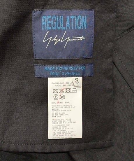 2025AW REGULATION yohji yamamoto サルエルパンツ（FM-P90-100）