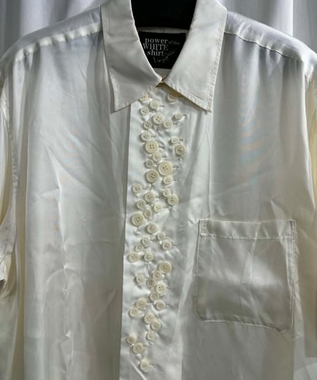 power of the WHITE shirt yohji yamamoto 多ボタン半袖シャツ（PL-B04-200）