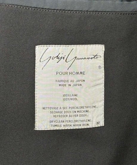 1980's yohji yamamoto pour homme vintage 丸文字ロゴ ダブルジャケット（H-J-272xxx）