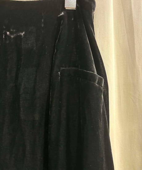 yohji yamamoto ＋NOIR ベロア ロングスカート（NT-S16-202）