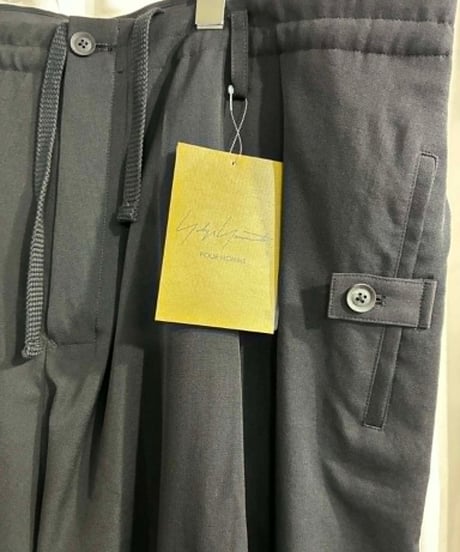 新品 2025AW yohji yamamoto pour homme サルエルパンツ（HM-P01-100）