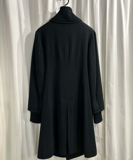 2010AW yohji yamamoto ＋NOIR ニット切替デザインコート（NC-C06-103）