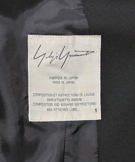 2020SS yohji yamamoto femme アシンメトリー ジャケット（FN-J07-100）