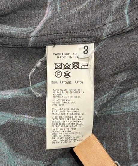 BLACK Scandal yohji yamamoto 2重襟ロングブラウス（HC-B97-228）