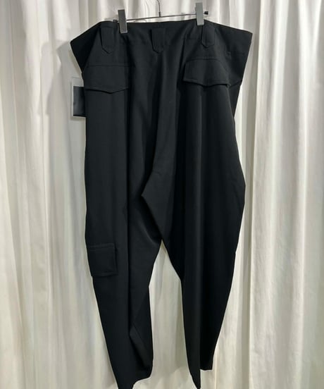 2025SS yohji yamamoto pour homme 左サイドポケットパンツ（HP-P12-100）