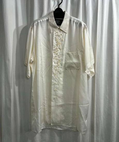 power of the WHITE shirt yohji yamamoto 多ボタン半袖シャツ（PL-B04-200）