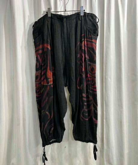 2020SS yohji yamamoto pour homme サルエルパンツ（HN-P63-312）