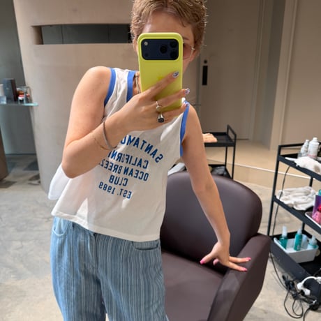 0945 piping logo tank top/3カラー