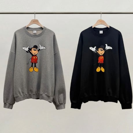 1082 MICKEY オーバー sweat/2カラー