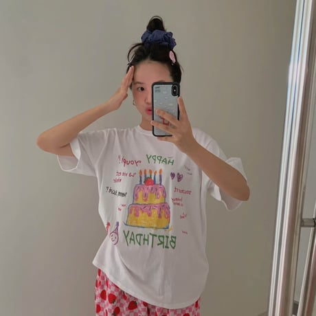 0888 tomato Capri pants/2カラー