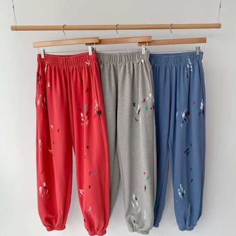 0969 Paint Splatter Jogger Pants/3カラー