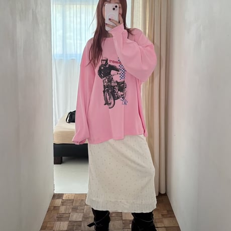 1043 Bike Graphic スウェットTEE/3カラー