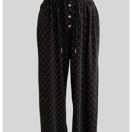 【即納販売★数量限定】Vintage Flower Waffle Pants/3カラー