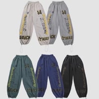 54pigment LOGO sweat pants/5カラー