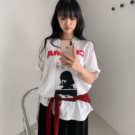 【早期お届け★数量限定】CINEMA PHOTO BIG TEE/2カラー