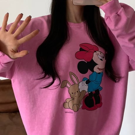 1031 Vintage Mickey & Minnie Sweat/2カラー