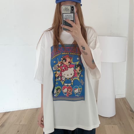 【即納★数量限定】Power-cat tshirt/2カラー