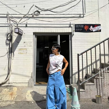 0927 pigment cargo 2way pants/2カラー
