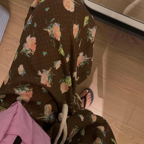 即納　0892 flower garden pants/3カラー