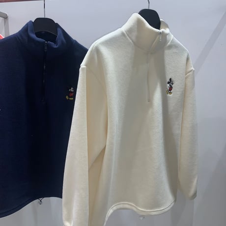 1072 🉐BACK MICKEYハーフZIPセットアップ🉐/3カラー