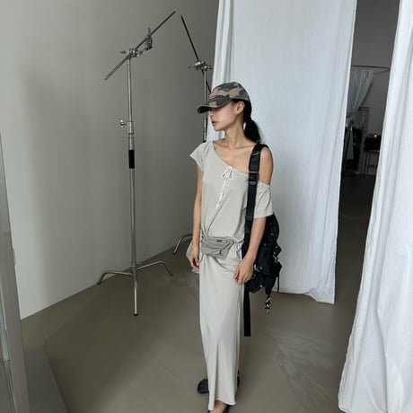 0917 over relax long one-piece/3カラー