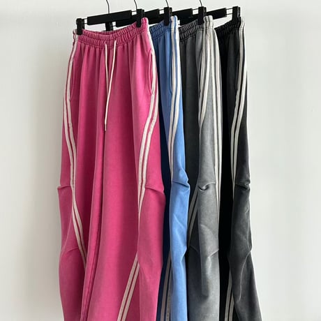 1078 Side 3-Line pigment Zip Hoodie Setup/4カラー