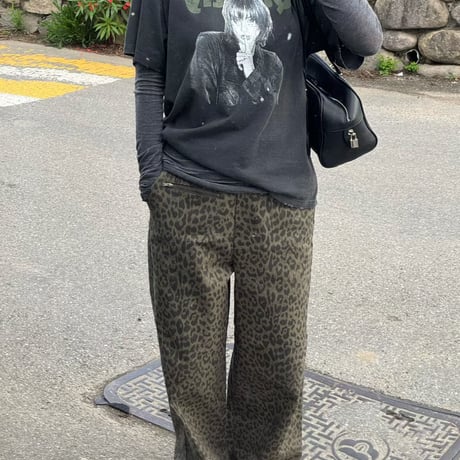 0976 QUIETLY Vintage Photo Tee/2カラー