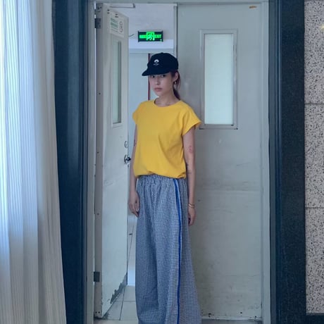 0981 Yoke Section Basic T-Shirt/8カラー