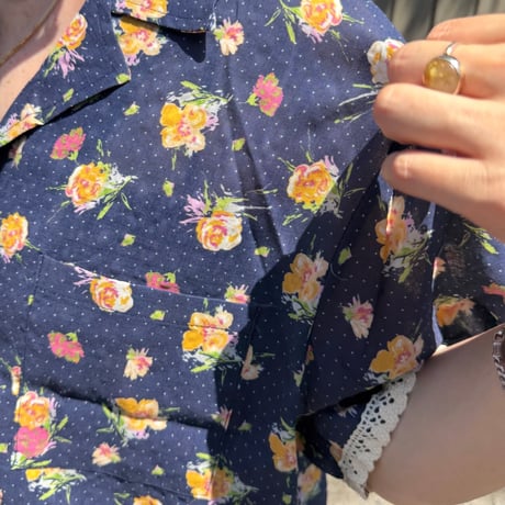即納　0891 flower garden shirt/3カラー