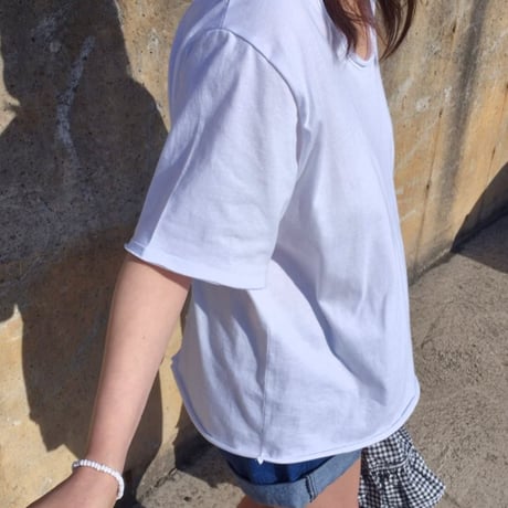 monotone Back Press tee/2カラー