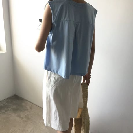 tuck flare tops/4カラー