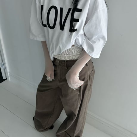 【早期お届け★数量限定】LOVE♥︎BIG TEE/3カラー