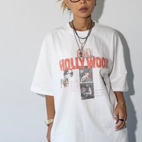 0987 Hollywood Graphic Over Tee/2カラー