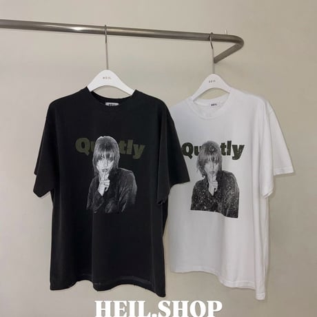 0976 QUIETLY Vintage Photo Tee/2カラー