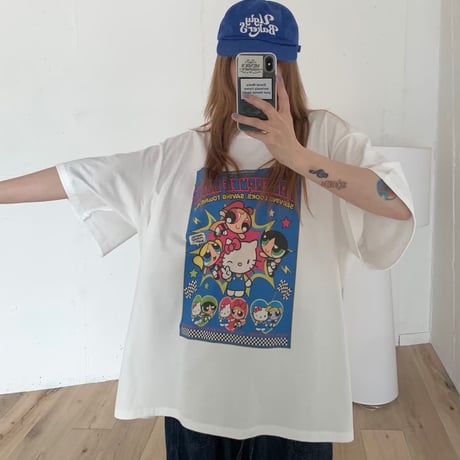 【即納★数量限定】Power-cat tshirt/2カラー