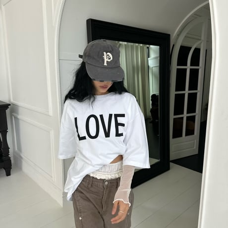 【早期お届け★数量限定】LOVE♥︎BIG TEE/3カラー
