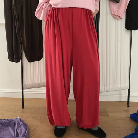 0972 Color Wide Jogger Pants/11カラー