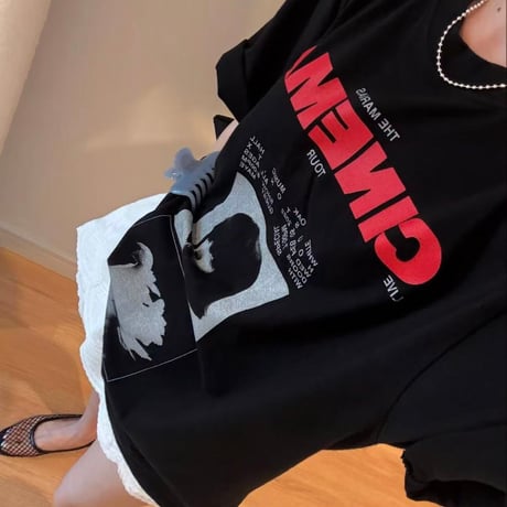 【早期お届け★数量限定】CINEMA PHOTO BIG TEE/2カラー