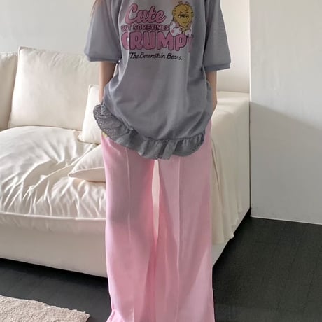 mesh cute tee/2カラー