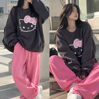 1058 leopard kitty sweat/3カラー